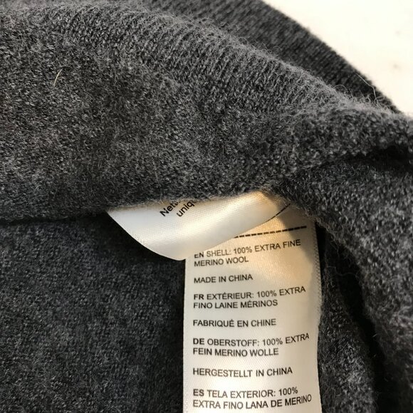 UNTUCKIT MENS MERINO WOOL 1/4 ZIP SWEATER - Picture 6 of 6